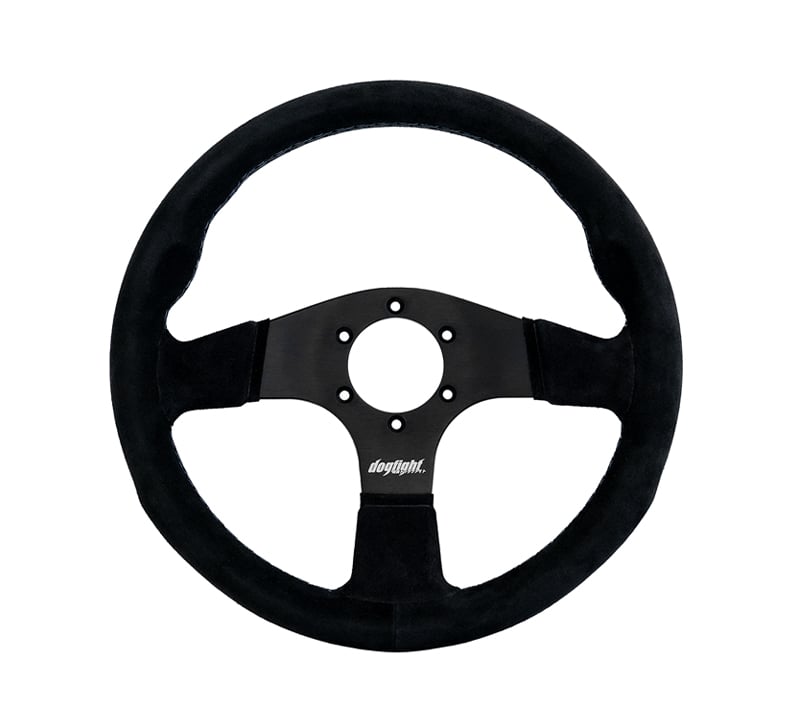 Dogfight SPL Race Pro Steering Wheel - 330mm Suede | NDF Café